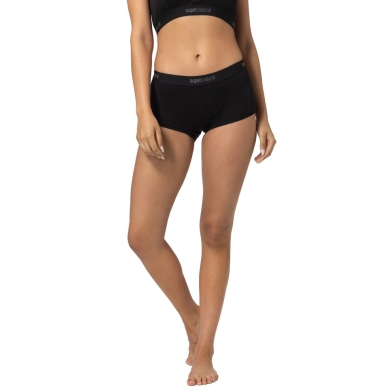 super natural Functional Underwear Hot Pants Tundra 175 Boyfriend Hipster (Merino Wool) black Women