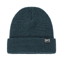 super natural winter hat city beanie (merino wool, ideal thermal regulation) blue - 1 piece