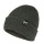 super natural winter hat city beanie (merino wool, ideal thermal regulation) brown-green - 1 piece