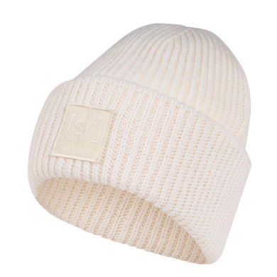 super natural winter hat Krissini beanie (comfortable wearing experience) white ladies - 1 piece