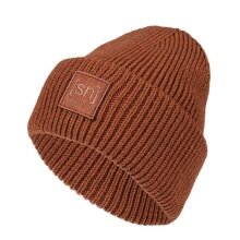 super natural winter hat Krissini beanie (comfortable wearing experience) brown Ladies - 1 piece