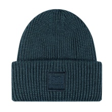 super natural Winter hat Krissini Beanie (comfortable wearing experience) dark blue Ladies - 1 piece