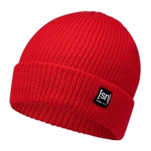 super natural winter hat Merino basic beanie (merino wool, ideal thermal protection) red - 1 piece