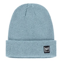 super natural winter hat Merino basic beanie (merino wool, ideal thermal protection) light blue - 1 piece