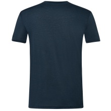 super natural Wander-/Leisure T-shirt Naked Bear Tee (Merino Mix) Dark Blueberry Men's