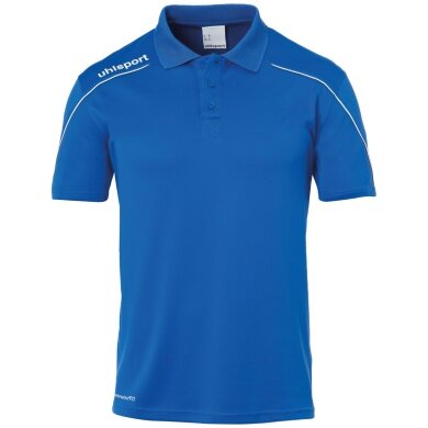 uhlsport Polo Stream 22 2019 azure/white Men