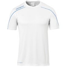 uhlsport Sports Jersey Stream 22 (100% Polyester) white/azure blue Men