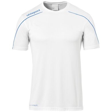 uhlsport Sports Jersey Stream 22 (100% Polyester) white/azure blue Men