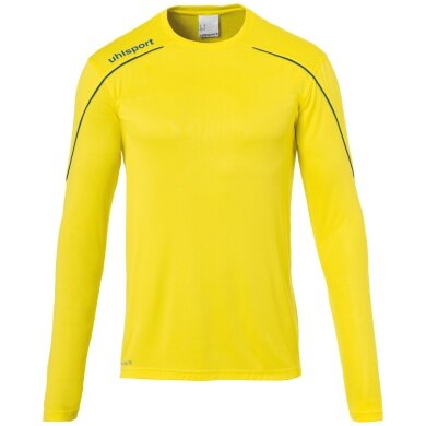 uhlsport Long Sleeve Shirt Stream 22 lime yellow/azure blue Kids