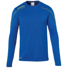 uhlsport Long Sleeve Shirt Stream 22 azure blue/lime yellow Men