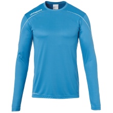 uhlsport Long Sleeve Shirt Stream 22 cyanblue/white Men