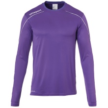 uhlsport Long Sleeve Shirt Stream 22 purple/white Men