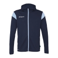 uhlsport Hooded Jacket Squad 27 Track (Full-Zip) navy blue/sky blue children