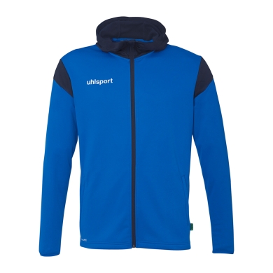 uhlsport Hooded Jacket Squad 27 Track (Full-Zip) azure blue/navy blue Children