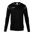 uhlsport Long Sleeve Shirt Squad 27 (100% Polyester) black/anthracite grey Men's