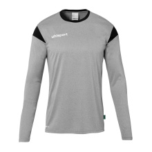 uhlsport Long Sleeve Shirt Squad 27 (100% Polyester) dark grey/black Men's