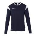 uhlsport Long Sleeve Shirt Squad 27 (100% Polyester) navy blue/white Men's