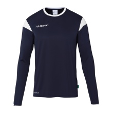 uhlsport Long Sleeve Shirt Squad 27 (100% Polyester) navy blue/white Men's