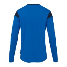 uhlsport Long Sleeve Shirt Squad 27 (100% Polyester) azure blue/navy blue Men's