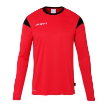 uhlsport Long Sleeve Shirt Squad 27 (100% Polyester) red/black Men's