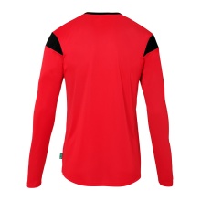 uhlsport Long Sleeve Shirt Squad 27 (100% Polyester) red/black Men's