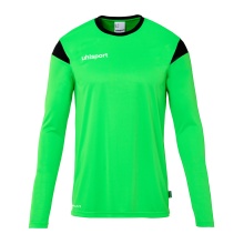 uhlsport Long Sleeve Shirt Squad 27 (100% Polyester) neon green/black Men's