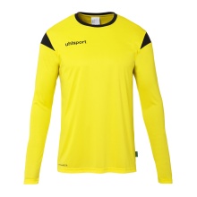 uhlsport Long Sleeve Shirt Squad 27 (100% Polyester) yellow/black Men's