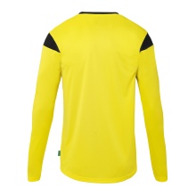 uhlsport Long Sleeve Shirt Squad 27 (100% Polyester) yellow/black Men's