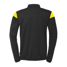 uhlsport Long Sleeve Zip Top Squad 27 (Stand-up Collar) black/yellow Kids