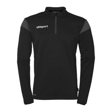 uhlsport Long Sleeve Zip Top Squad 27 (Stand Collar) black/anthracite grey Men's