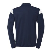 uhlsport Long Sleeve Zip Top Squad 27 (Stand Collar) navy blue/white Men's