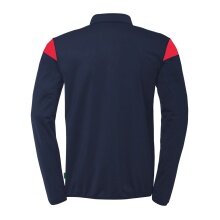 uhlsport Long Sleeve Zip Top Squad 27 (Stand Collar) navy/red Men's