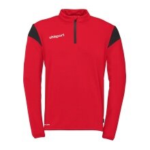 uhlsport Long Sleeve Zip Top Squad 27 (Stand Collar) red/black children