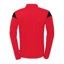 uhlsport Long Sleeve Zip Top Squad 27 (Stand Collar) red/black children