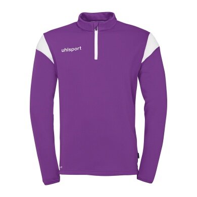 uhlsport Long Sleeve Zip Top Squad 27 (Stand-up Collar) purple/white Kids