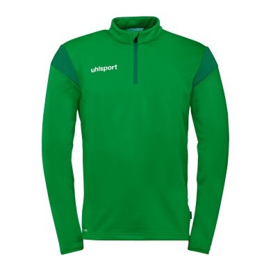 uhlsport Long Sleeve Zip Top Squad 27 (Stand Collar) green Men's