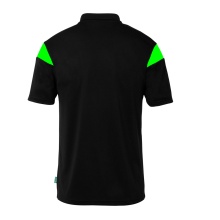 uhlsport Sport Polo Squad 27 (100% recycled polyester) black/green men's