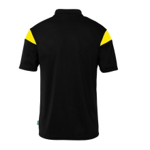 uhlsport Sport Polo Squad 27 (100% recycled Polyester) black/yellow Men's