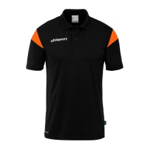 uhlsport Sport Polo Squad 27 (100% recycled Polyester) black/orange men's