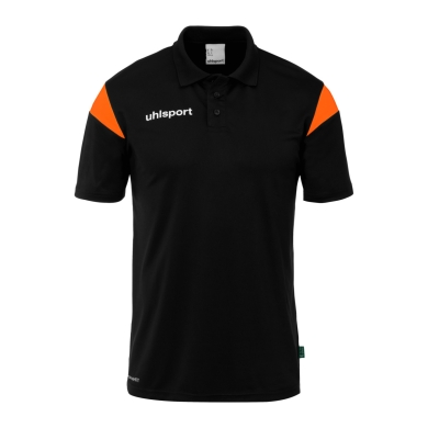 uhlsport Sport Polo Squad 27 (100% recycled Polyester) black/orange men's