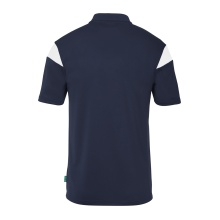 uhlsport Sport Polo Squad 27 (100% recycled Polyester) navy blue/white men's