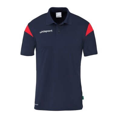 uhlsport Sport Polo Squad 27 (100% recycled Polyester) navy/red Men's