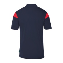 uhlsport Sport Polo Squad 27 (100% recycled Polyester) navy/red Men's