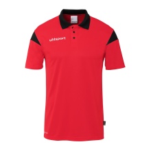 uhlsport Sport Polo Squad 27 (100% recycled Polyester) red/black Men's