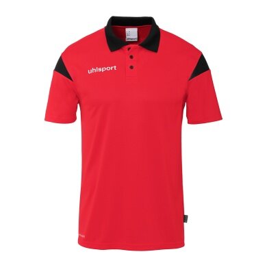 uhlsport Sport Polo Squad 27 (100% recycled Polyester) red/black Men's