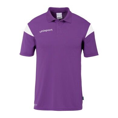 uhlsport Sport Polo Squad 27 (100% recycled Polyester) violet/white Men's