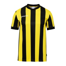 uhlsport Sport T-shirt Retro Stripe (V-neck) Short Sleeve black/yellow Men