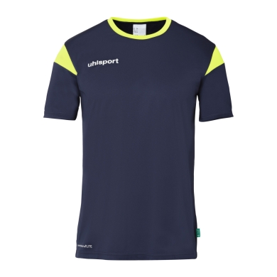 uhlsport Sport T-shirt Squad 27 (100% Polyester) navy blue/yellow Men