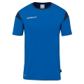 uhlsport Sport T-shirt Squad 27 (100% Polyester) azure blue/navy blue Men