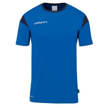 uhlsport Sport T-shirt Squad 27 (100% Polyester) azure blue/navy blue Men